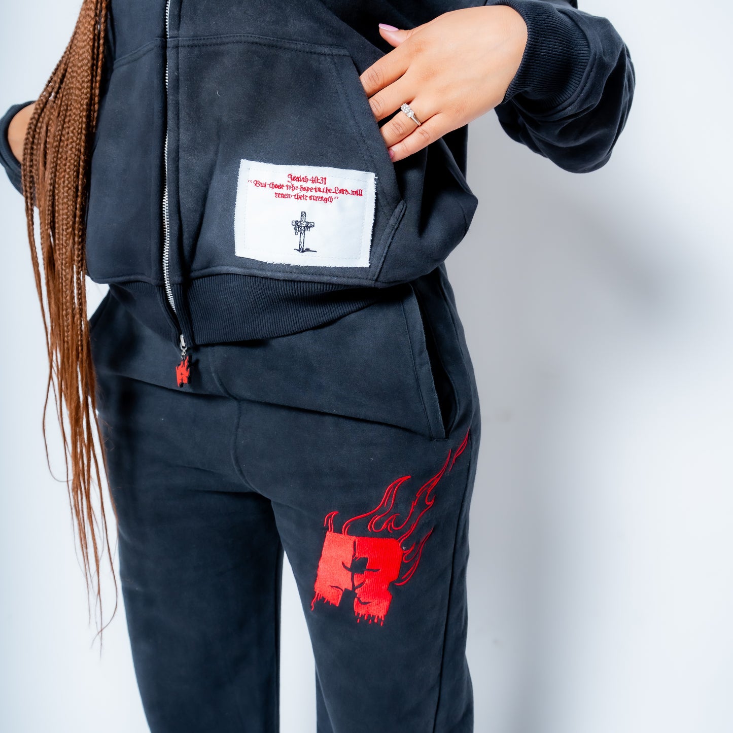 Resilience Black Sweatpant